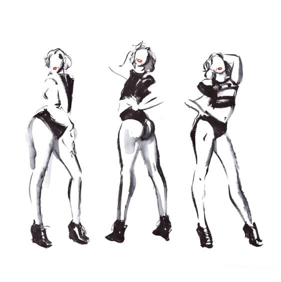 Live Drag Drawing with Sasha Tease