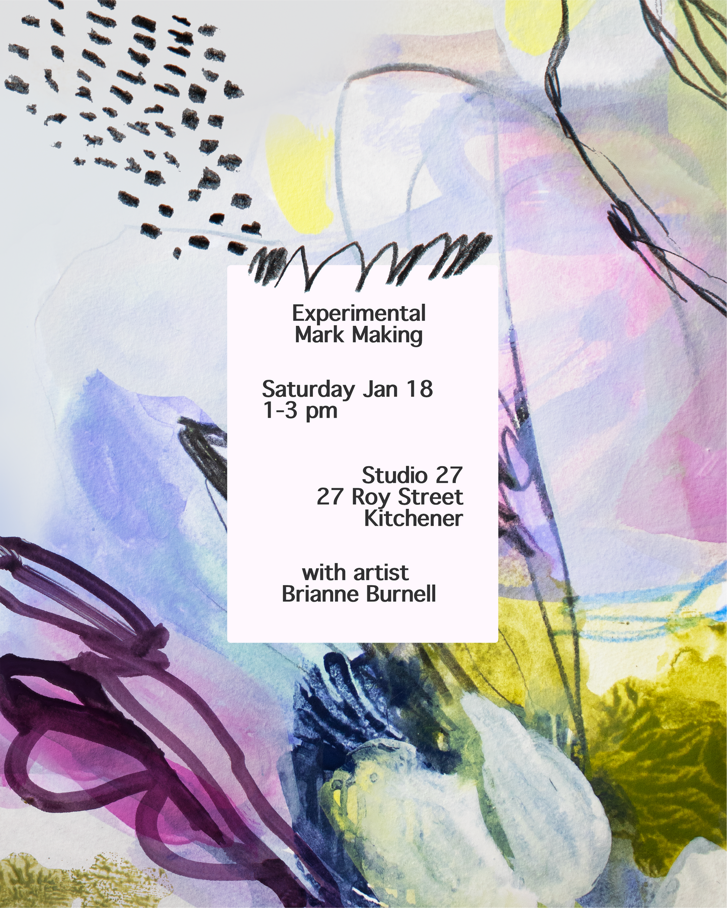 Abstraction and Mark Making with Brianne Burnell