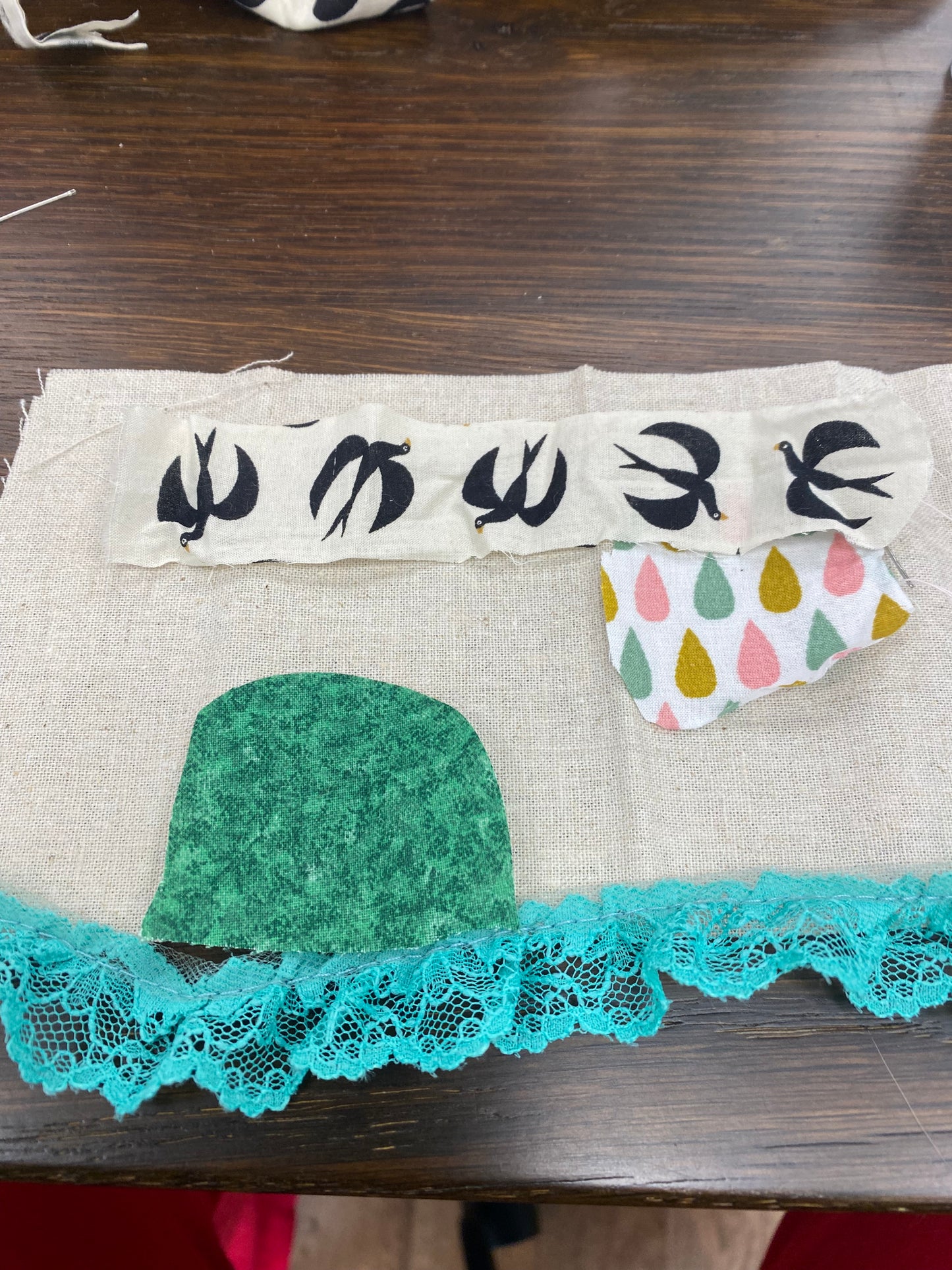 Fabric Collage with Alisa