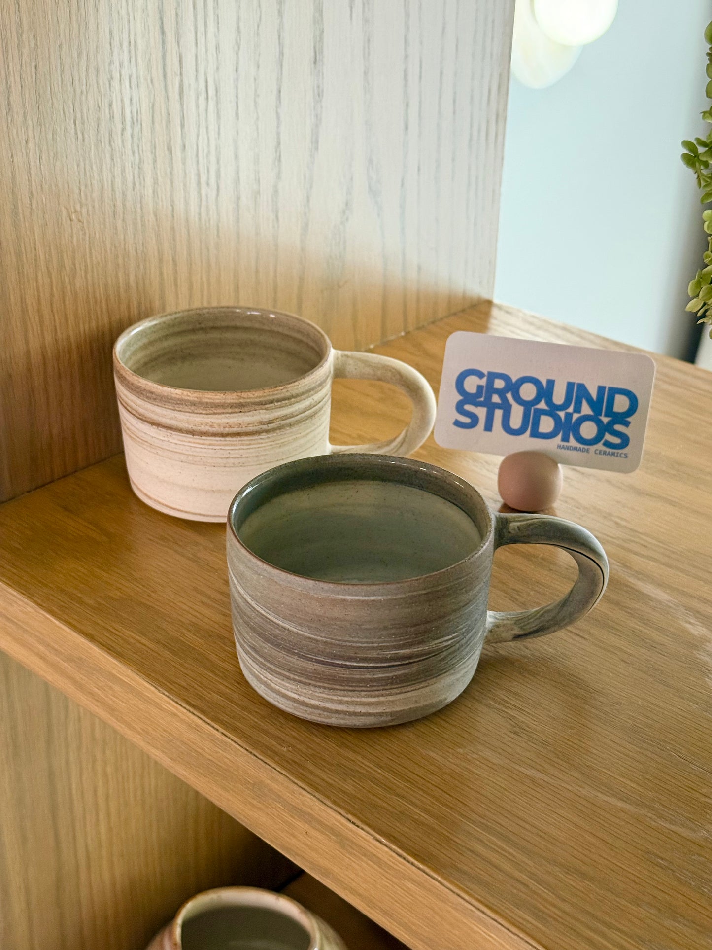 Stoneware Mug with Handle by Ground Studios