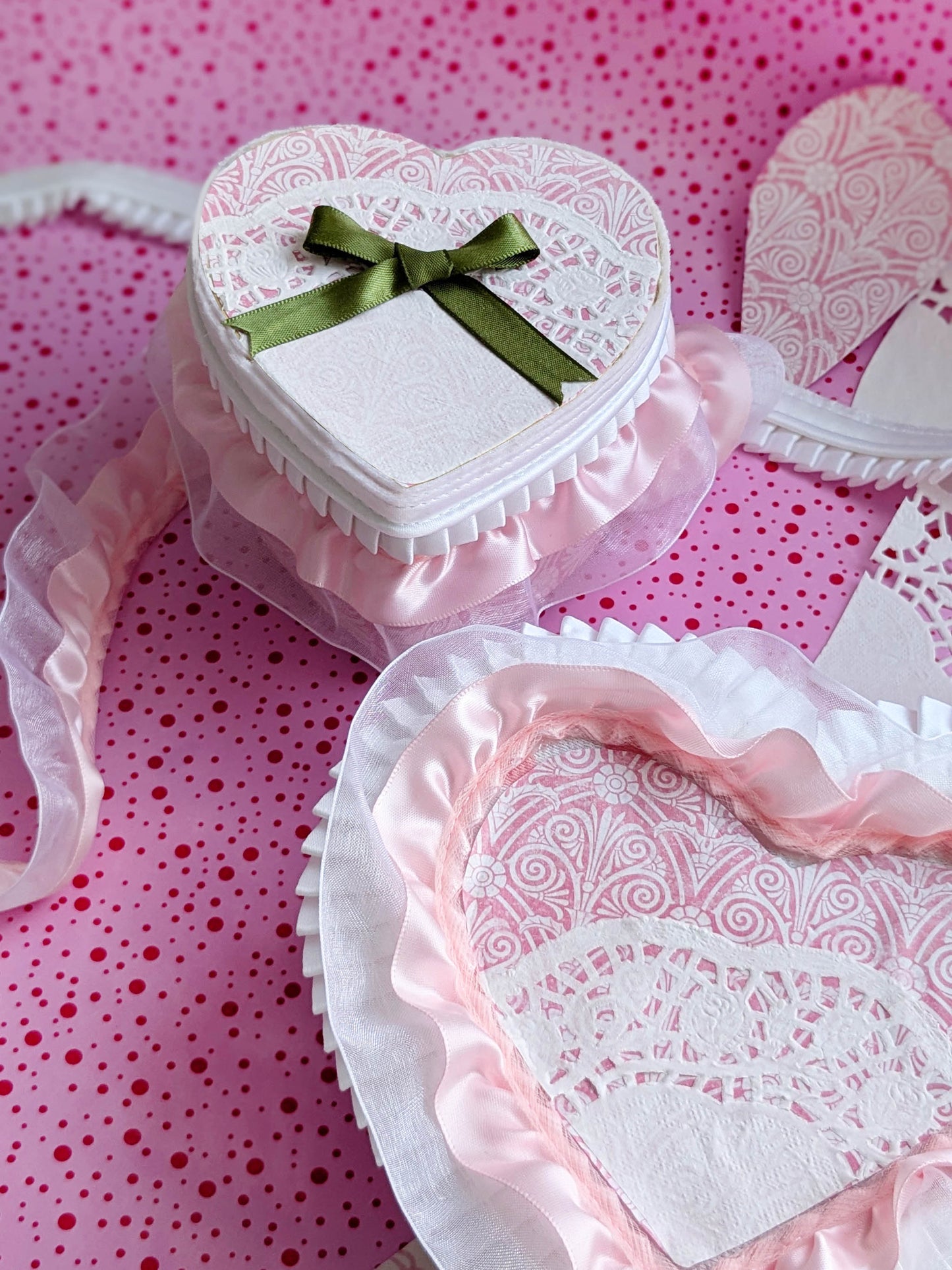 Vintage Heart Boxes with Brie and Brianne