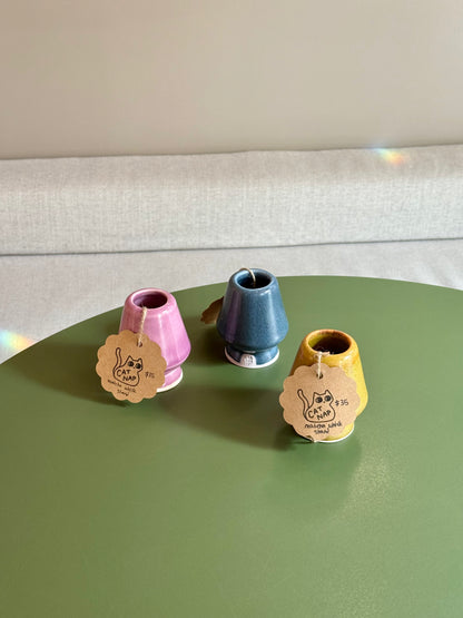 Matcha Whisky Stand by Cat Nap Ceramics