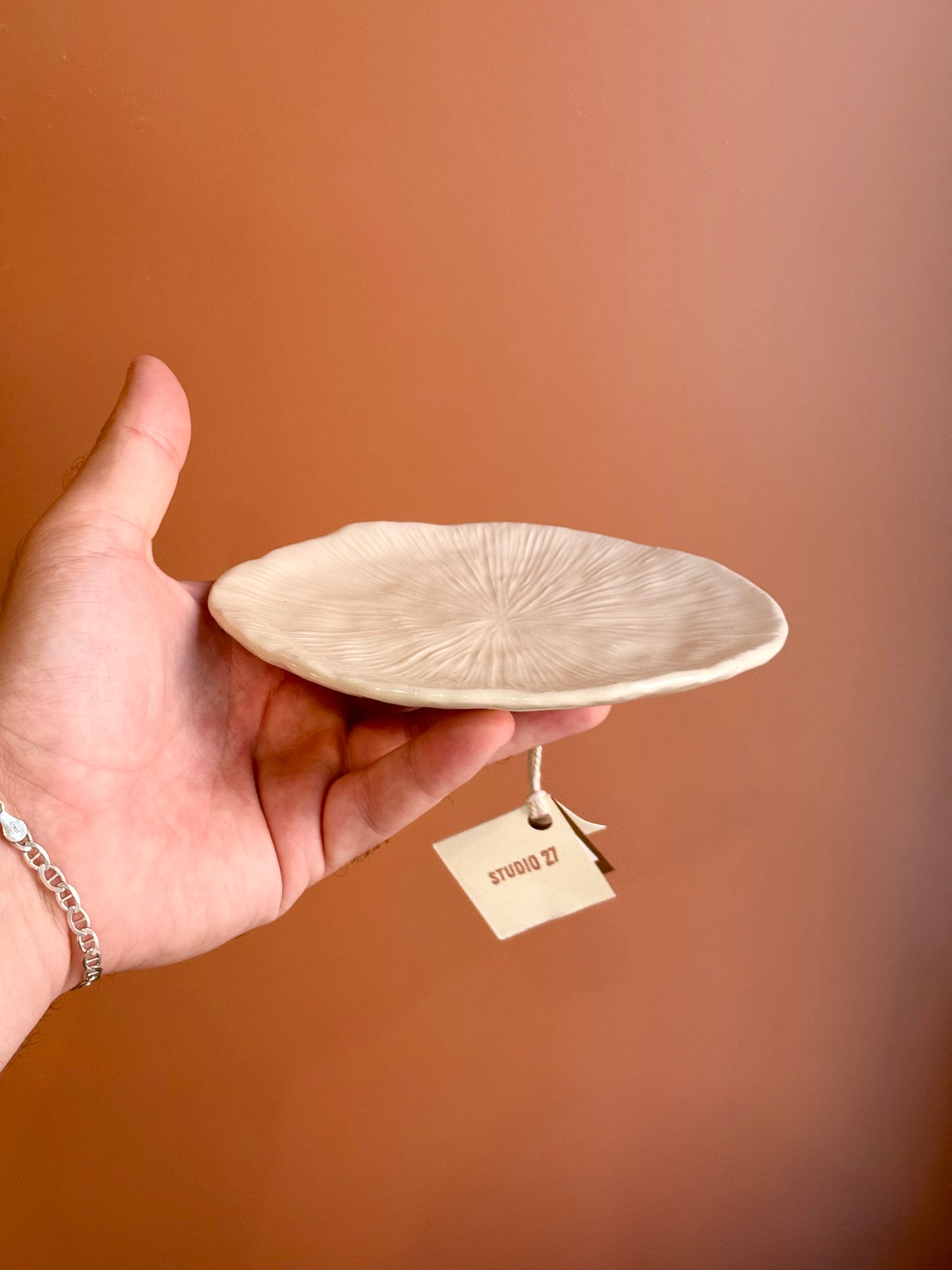 Seashell Ceramic Dish by Alicia Sanchez Pottery