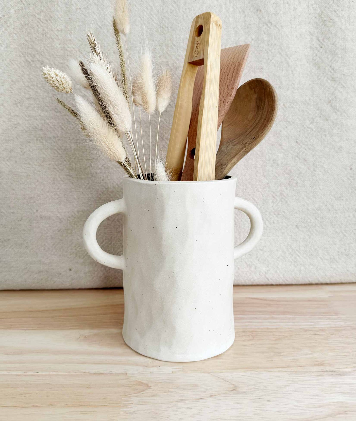 Utensil Holder by Alicia Sanchez Ceramics