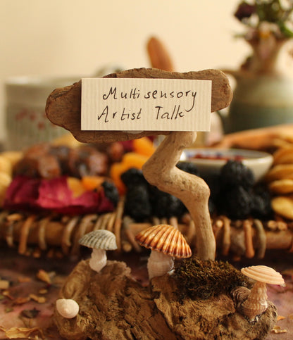 Tasters & Tales : A Multisensory Artists Talk  with Nimra Bandukwala and Hashveenah Manoharan