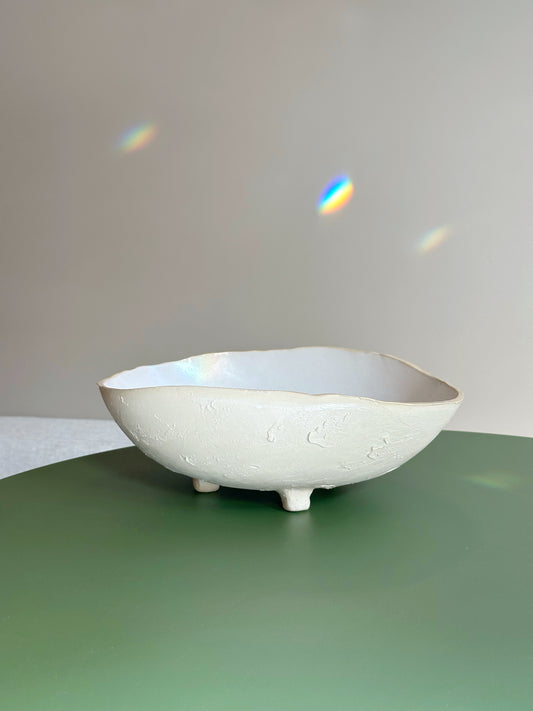 Footed Cream Bowl by FB Ceramics