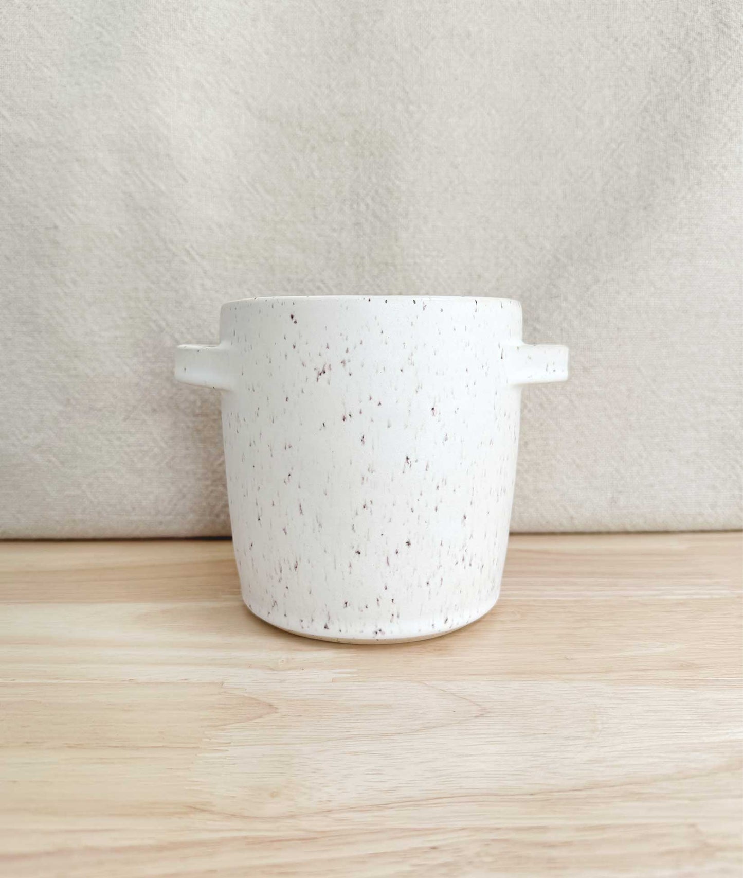 Speckled Ceramic Vessel by Alicia Sanchez Pottery