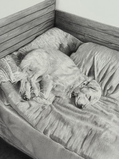 Sleeping Angel Print by Jade Farquhar
