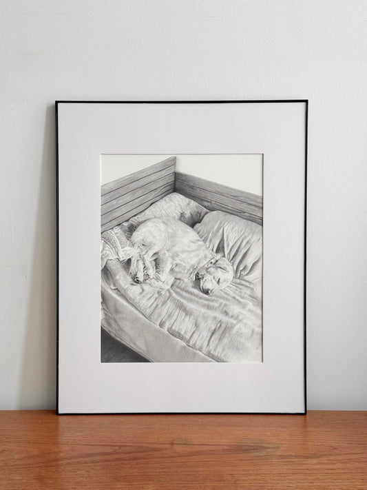 Sleeping Angel Print by Jade Farquhar