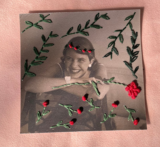 Embroidery with Photos with Ivonne