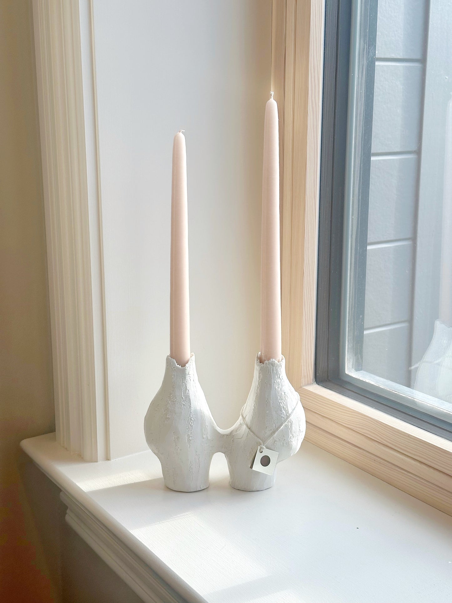 Porcelain Candelabra by FB Ceramics