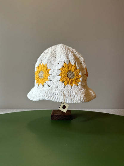 Crocheted Bucket Hat by @NotYourNanasGoods