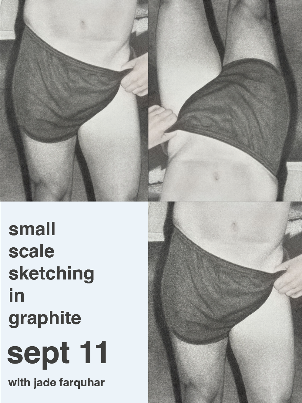 Small Scale Sketching in Graphite with Jade