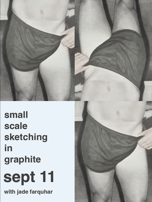 Small Scale Sketching in Graphite with Jade